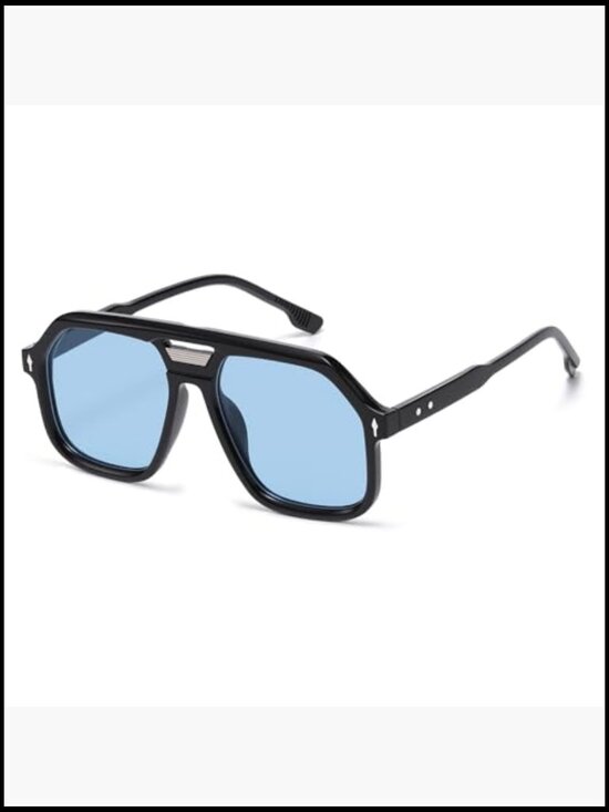 Trendy Oversized Retro Aviator Sunglasses Polarized Lens UV400 Protection main image 4